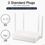 Routeur WiFi AC1200Mbps Ethernet Gigabit Double Bande 2,4 GHz 5 RéPéTeur RéSeau Sans Noir-Prise ue