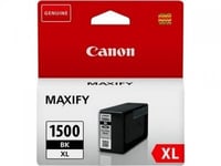 "canon alkuperäinen muste pgi-1500 xl, musta, 34,7 ml, 9182b001, suuri kapasiteetti, canon maxify mb2050, mb2350,