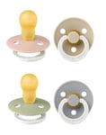 BIBS - Pacifier Colour 2 PACK - Blush /Vanilla GLOW & Sage/Cloud GLOW - Size 3