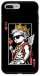 Coque pour iPhone 7 Plus/8 Plus Cupid Valentine King Of Hearts Card Poker Player