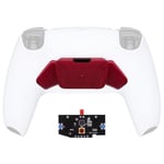 Turn RISE to RISE4 Kit – Redesigned Volcanic Red K1 K2 K3 K4 Back Buttons Housing & Remap PCB Board for eXtremeRate RISE & RISE4 Remap kit for PS5 Controller - Without Other Accessories