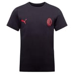 Milan T-shirt Essentials - Svart/for All Time Red Barn - PUMA, storlek L/164 cm