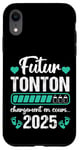 Coque pour iPhone XR Futur Tonton 2025 Humour Annonce Naissance Grossesse Cadeau