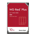 10TB WD Red Plus WD101EFBX NAS Hard Drive, 3.5" HDD, SATA III 6Gb/s, 7200rpm, 25