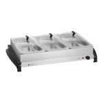 Royal Catering Buffévärmare - 3 x 2 Liter 400 W