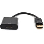 = 0.5 m - Câble adaptateur Displayport DP vers HDMI, convertisseur mâle vers HDMI femelle pour PC portable, 2017