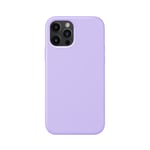 (O) Coque antichoc en gel de silicone doux pour Apple iPhone 12/12 Pro, Violet Lilas - Neuf