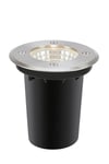 Garden24 Markspotlight 6W 3000K Stål/Svart IP44