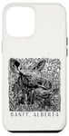 iPhone 12 Pro Max Banff, Alberta Canada Canadian Moose Mama and Baby Souvenir Case