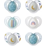 Sucette de nuit - TOMMEE TIPPEE - 6-18 mois - Lot de 6 sucettes phosphorescentes