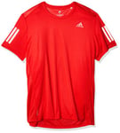 adidas Men's Own the Run Tee T shirt, Scarlet, S UK