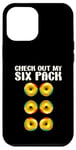 Coque pour iPhone 12 Pro Max Check Out My Six Pack Funny Donut Lovers Workout Gym