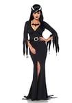 Leg Avenue 85571 Black Immortal Beauty Fancy Dress Costume Set (Medium/Large, 3-Piece) Tales from the Crypt, Solid, Size: M/L (UK 12-14)