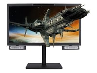 Acer SpatialLabs View Pro 27 ASV27-2P - Écran LCD - 27" - 3840 x 2160 4K UHD (2160p) @ 160 Hz - AHVA - 400 cd/m² - 5 ms - HDMI, DisplayPort, USB-C - haut-parleurs