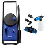 Nilfisk 128471254 Core 140 Bar High Pressure Washer with Power Control for Home, Garden and Car Blue & Alto Click & Clean Car Cleaning Kit