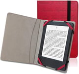 Étui En Cuir Pu Pour Lecteur Ebook De 6" Pour Sony / Kobo / Pocketbook / Nook/Tolino