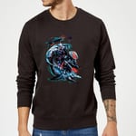 Aquaman Black Manta & Ocean Master Sweatshirt - Black - L - Noir