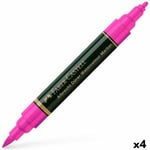 Tuschpennor Faber-Castell Durer Rosa (4 Delar)