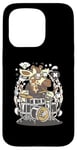 Coque pour iPhone 15 Pro batteur de girafe drôle