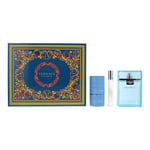 Versace Eau Fraiche 3 Piece Gift Set: Eau De Toilette 100ml - Deodorant Stick 75ml - Eau De Toilette 10ml