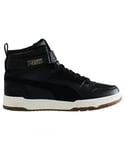 Puma RBD Game Mens Black Trainers Leather (archived) - Size UK 5