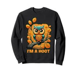 I'm A Hoot, Owl Pun Sarcastic Jokes Sayings Sweatshirt