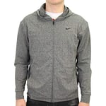 Nike Men's Dri-fit-BQ2864 Hooded Sweatshirt, Grey (Cool Grey/Gym Red-White), XL