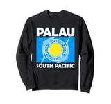 Flag of Palau South Pacific Blue Shark Sweatshirt