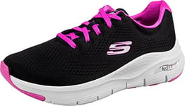 Skechers Women's Arch Fit-Big Appeal Sneaker, Black, 10 UK