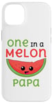 Coque pour iPhone 14 Plus One in a Melon Party Papa Group assorti pour premier anniversaire