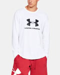 Under Armour Sportstyle Logo Long Sleeve - White - L