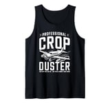 Professional Crop Duster Sarcastic Design For Men Funny Fart Tank Top