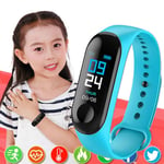 Montre Connectée M3 Pour Enfants,Écran De Document,Bracelet De Sport,Activité,Course À Pied,Suivi De La Fréquence Cardiaque,Connecté,Enfant - Type M3