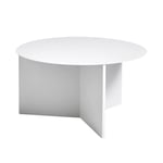 HAY - Slit Table Round XL - White - Soffbord - Vit - Metall