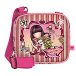 SANTORO- Gorjuss Fairground Mini Sac à bandoulière Carrousel 16,5 x 15 x 6,5 cm, 1039GJ09, Rose