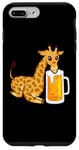 Coque pour iPhone 7 Plus/8 Plus Girafe Bière amusante Amoureux de girafe – Girafe drôle