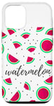 Coque pour iPhone 13 Modèle sans couture de fruits de pastèque, été, melon d'eau