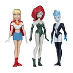 McFarlane The New Batman Adventures Poison Ivy Live Wire Supergirl (Girls' Night Out) 3pk Gold Label Toys