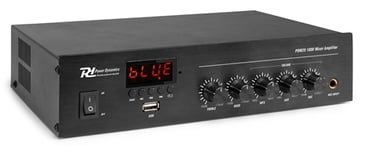 Power Dynamics PDM25 100V Mixer, Förstärkare, 25W BT/MP3, 100V Mixer/Slutsteg Power Dynamics PDM25 100V Mixer-Amplifier with Bluetooth and media player 25W