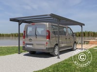 Carport XL Båttält, Alize 16, 3,09x5,79x2,27m, Antracit