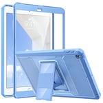 MoKo Étui pour iPad 9.7 2018/2017, iPad 6ème Génération/iPad 5ème Génération - Housse de Protection Antichoc avec Protecteur d'Écran Intégré & Support Robuste pour iPad 9.7 Pouces,Bleu Ciel Ensoleillé