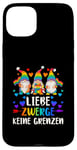 Coque pour iPhone 15 Plus LGBT Pride,Nains de jardin, Arc-en-ciel, allemand