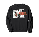 Cribbage Board Game Best Pegger Ever Cribbage Player Sweatshirt