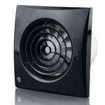 Blauberg 100mm Calm Extractor Black Fan Humidity - CALMBLACK100H