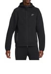 Nike Hooded Full Zip Ls Top M NK TCH FLC Fz WR Hoodie, Black/Black, FB7921-010, 3XL