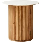 Nordlys - Table Appoint Bout de Canape Rangement en Bois