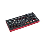 Jeu d'outils en pouces, module pr caisse à outils métallique 1483K/1483KHD-14pc - Bahco