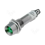 12vdc Led Light Green Light For Panel Ind8-12g-b