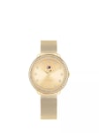 Tommy Hilfiger Women's Crystal Bezel Mesh Strap Watch