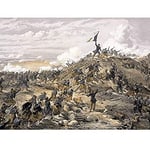 Simpson Crimean War French Attack Malakoff 1855 Illustration Art Print Canvas Premium Wall Decor Poster Mural